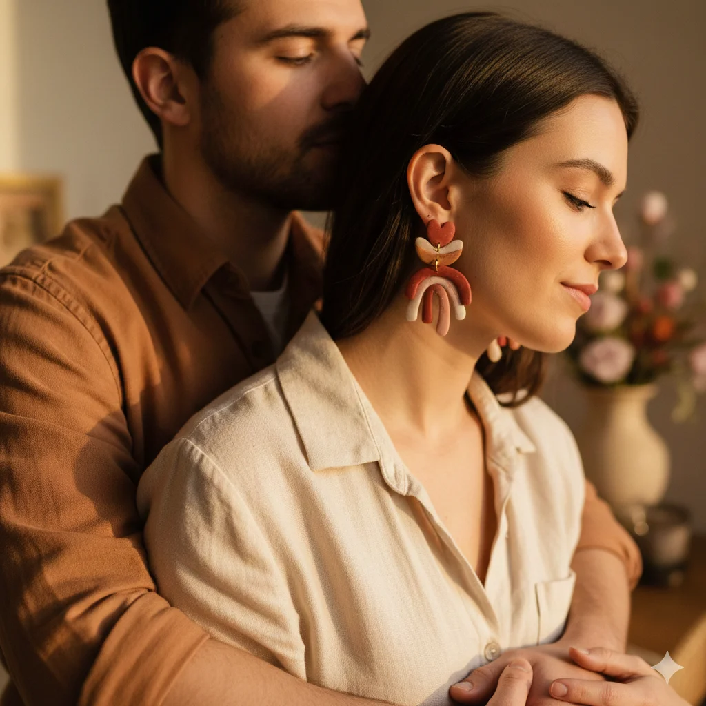 Valentine’s earrings